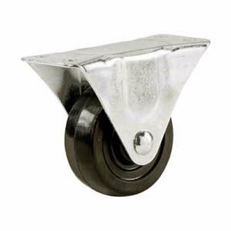 SHEPHERD HARDWARE Caster Rgd Plt-Mtd Blk 1-1/4in 9488H